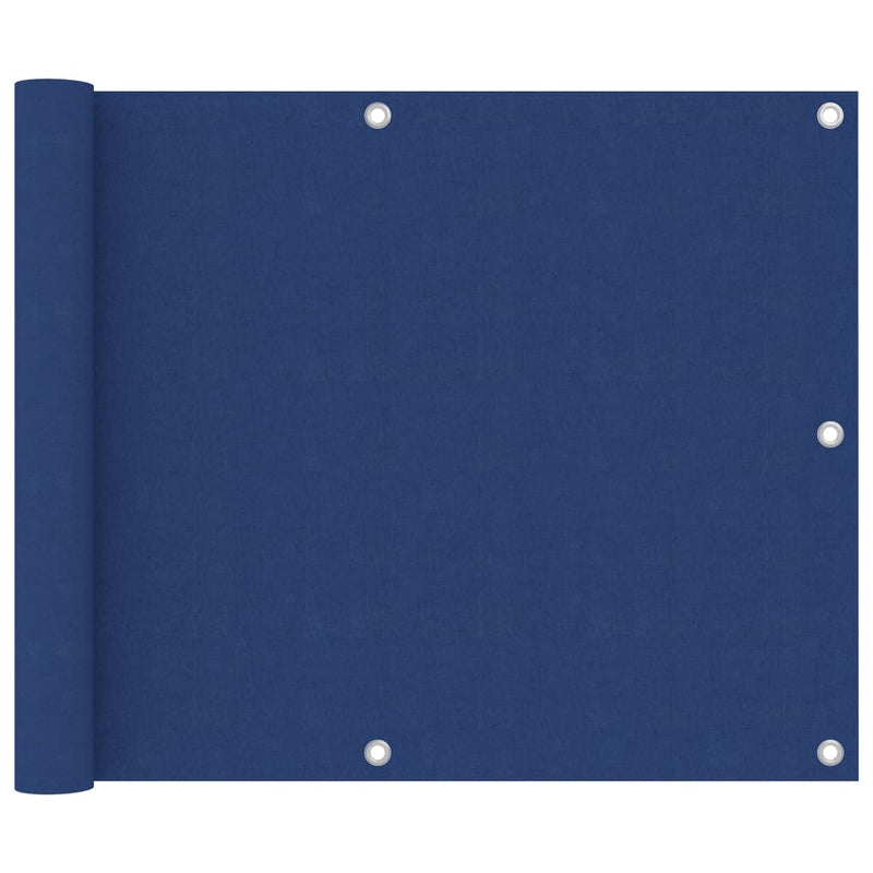 Pantalla de balcón Vidaxl 75x300 cm Oxford Fabric Blue