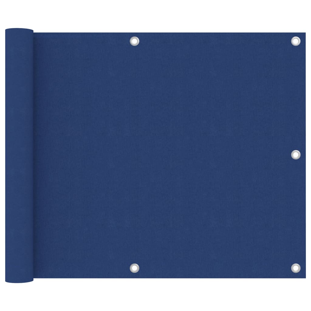 Pantalla de balcón Vidaxl 75x300 cm Oxford Fabric Blue