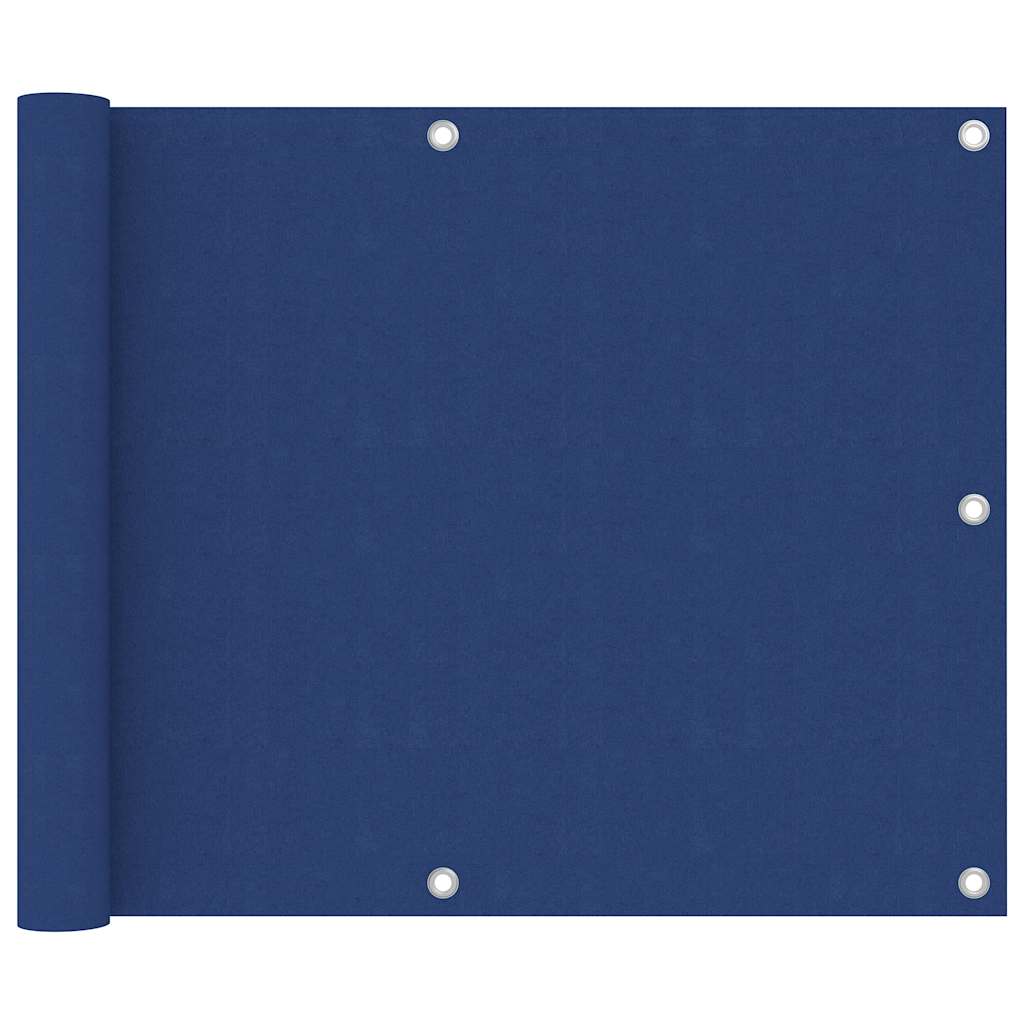 Vidaxl Balcony Schermata 75x400 cm tessuto blu Oxford