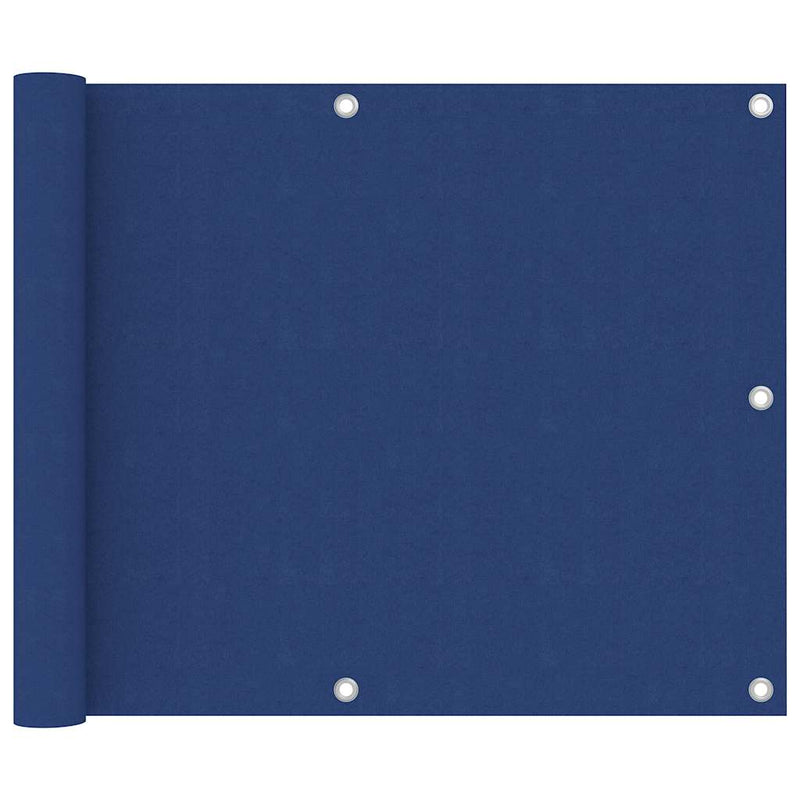 Vidaxl balkonscherm 75x400 cm oxford stof blauw