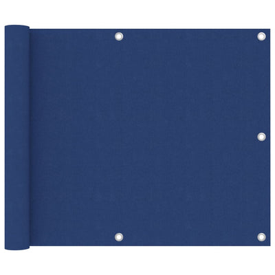Pantalla de balcón Vidaxl 75x500 CM Oxford Fabric Blue