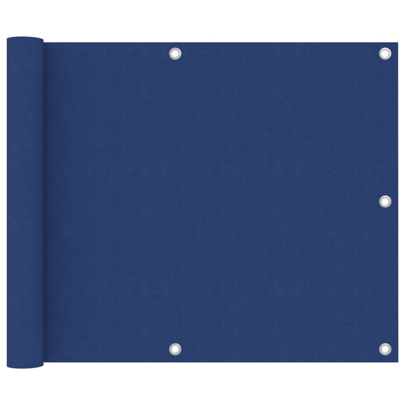 Vidaxl balkonscherm 75x600 cm oxford stof blauw