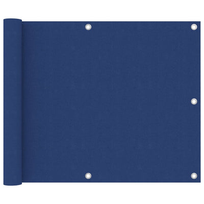 Vidaxl Balcony Schermata 75x600 cm tessuto blu Oxford