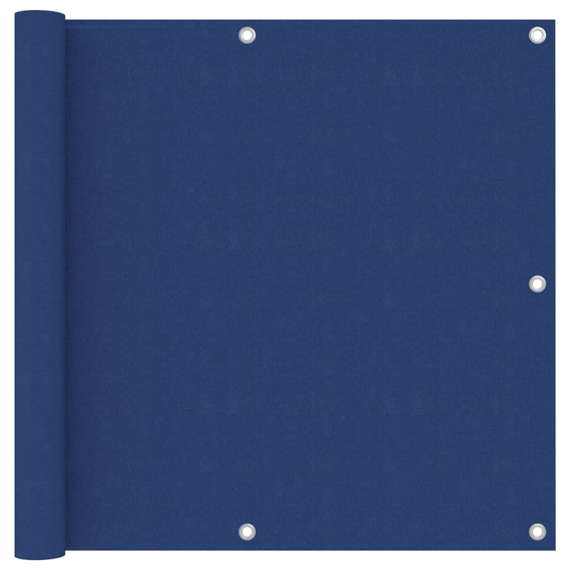 Vidaxl Balcony Schermata 90x400 cm tessuto Oxford blu