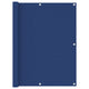 Pantalla de balcón Vidaxl 120x300 CM Oxford Fabric Blue