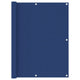 Pantalla de balcón Vidaxl 120x400 CM Oxford Fabric Blue