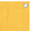 Vidaxl balkonscherm 75x600 cm oxford stof geel