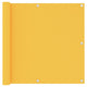 Vidaxl Balcony screen 90x300 cm Oxford fabric yellow