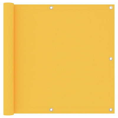 Pantalla de balcón Vidaxl 90x300 cm Oxford Fabric Amarillo