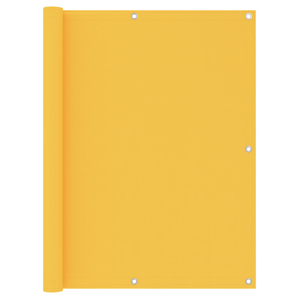 Vidaxl Balcony Schermata 120x300 cm tessuto Oxford giallo
