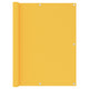 Vidaxl Balcony Schermata 120x300 cm tessuto Oxford giallo