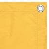 Vidaxl Balcony Schermata 120x300 cm tessuto Oxford giallo