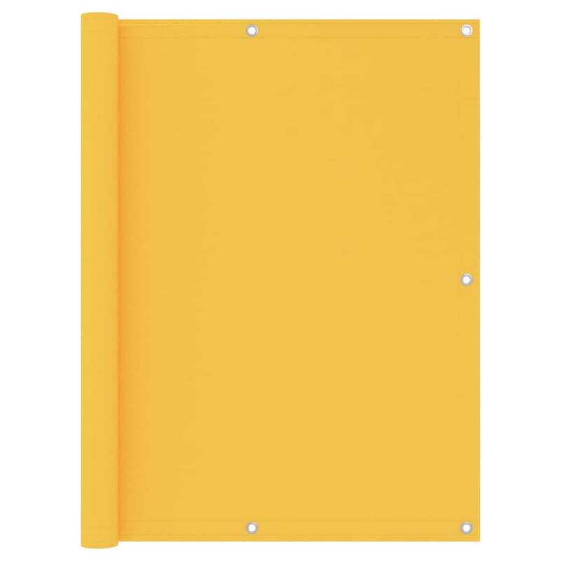 Pantalla de balcón Vidaxl 120x400 CM Oxford Fabric Amarillo