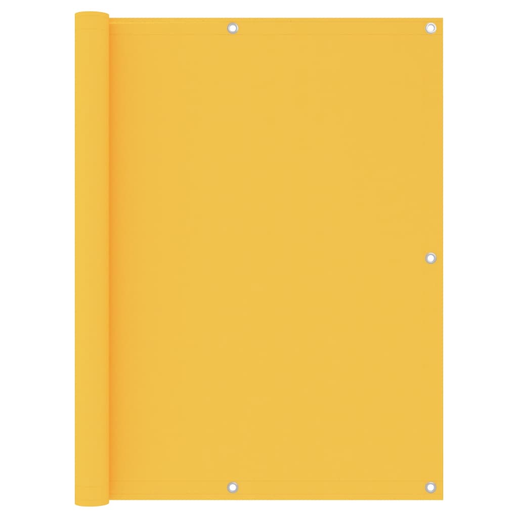 Vidaxl Balcony Schermata 120x400 cm tessuto Oxford giallo