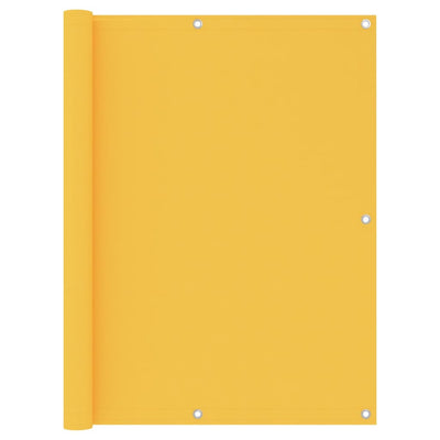 Vidaxl Balcony Schermata 120x400 cm tessuto Oxford giallo