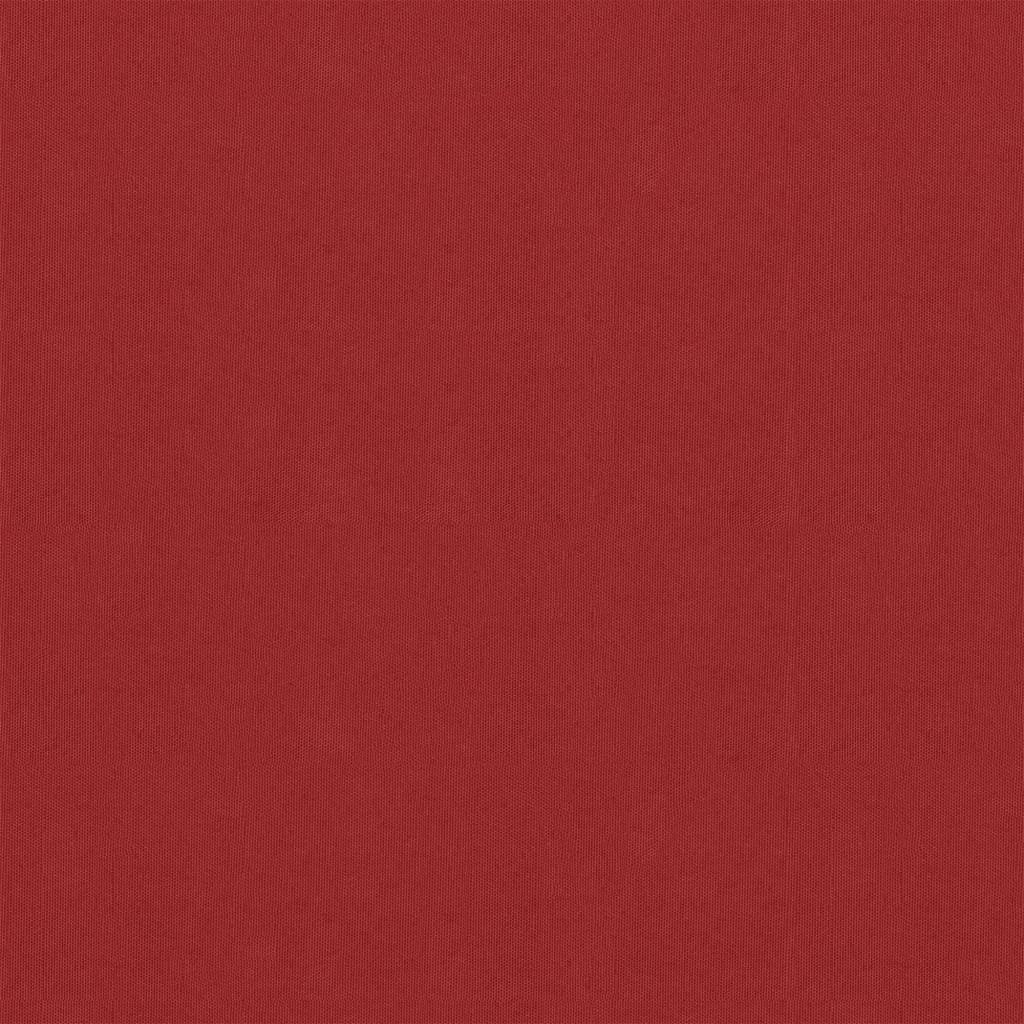 Paravento per balcone Vidaxx 90x400 cm tessuto oxford rosso
