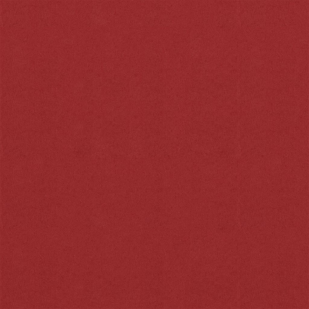 Vidaxx biombo de balcón 90x600 cm tela oxford rojo