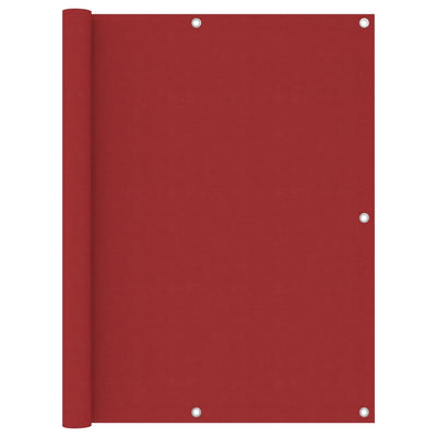 Vidaxl Balcony Schermata 120x400 cm tessuto Oxford rosso