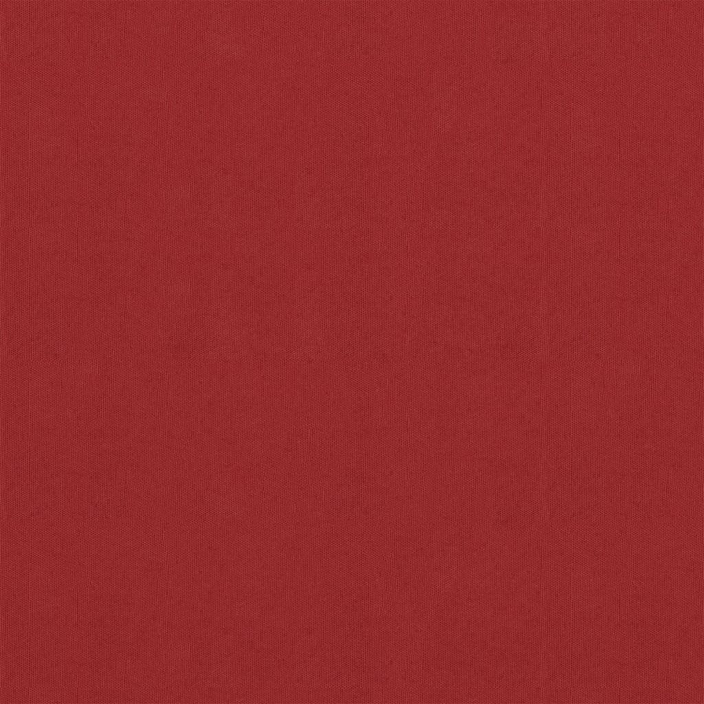 Pantalla de balcón Vidaxl 120x500 CM Oxford Fabric Red