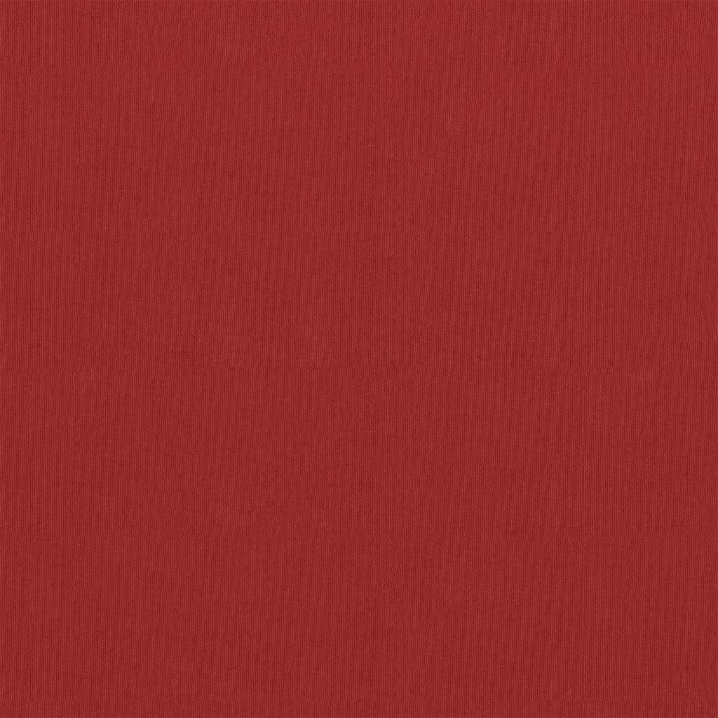 Vidaxl Balcony Schermata 120x600 cm tessuto Oxford rosso