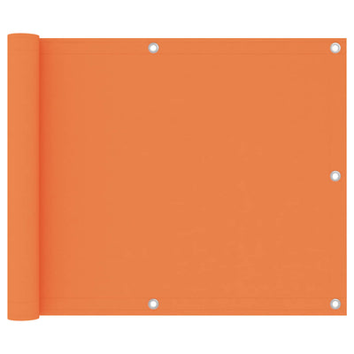Vidaxl Balcony Screen 75x300 cm Tessuto Oxford arancione