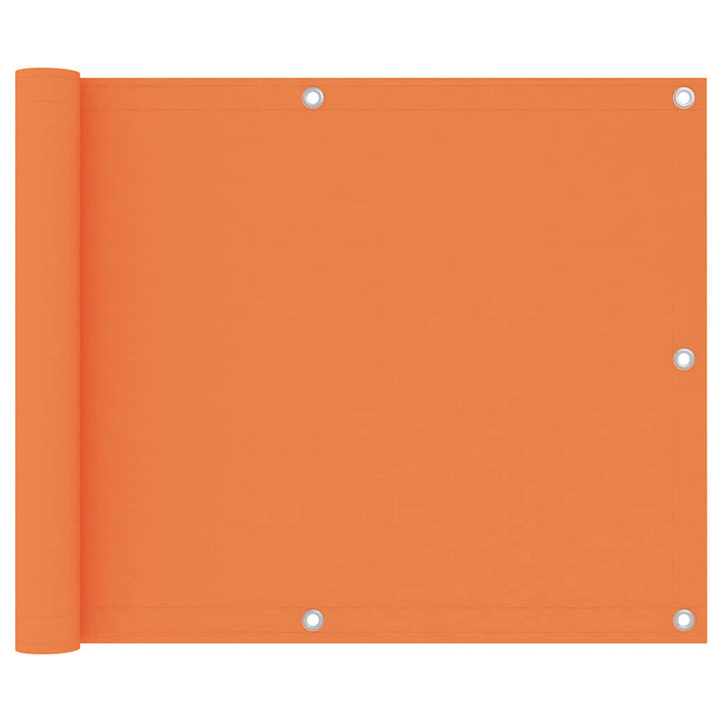 Vidaxl Balcony Screen 75x300 cm Tessuto Oxford arancione