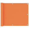 Vidaxl balkonscherm 75x500 cm oxford stof oranje