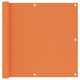 Vidaxl Balcony screen 90x300 cm Oxford fabric orange
