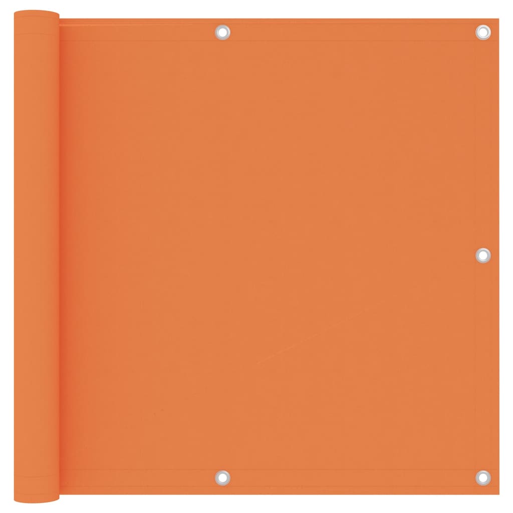 Paravento per balcone Vidaxx 90x600 cm tessuto oxford arancione