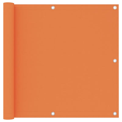 Vidaxl balkonscherm 90x600 cm oxford stof oranje
