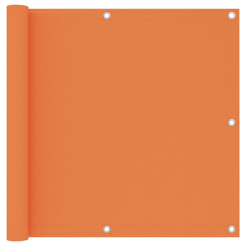 Vidaxl balkonscherm 90x600 cm oxford stof oranje