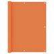 Vidaxl Balcony screen 120x300 cm Oxford fabric orange