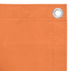 Pantalla de balcón Vidaxl 120x500 CM Oxford Fabric Naranja