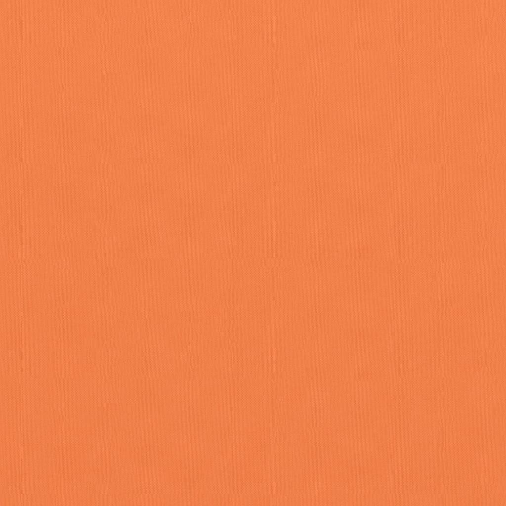 Pantalla de balcón Vidaxl 120x500 CM Oxford Fabric Naranja