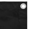 Pantalla de balcón Vidaxl 90x300 CM Oxford Fabric Negro