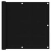 Vidaxl balkonscherm 90x400 cm oxford stof zwart
