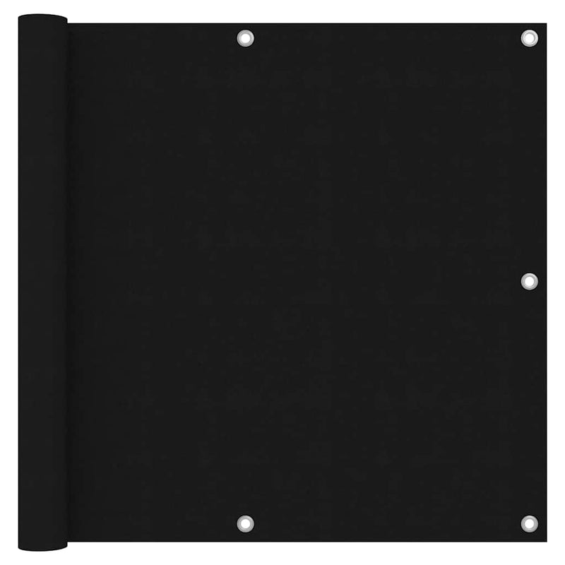 Vidaxl balkonscherm 90x400 cm oxford stof zwart