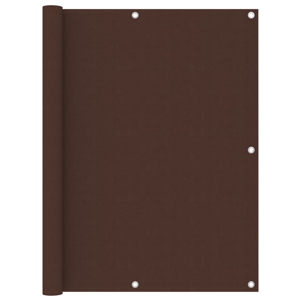 Pantalla de balcón Vidaxl 120x400 cm Oxford Fabric Brown