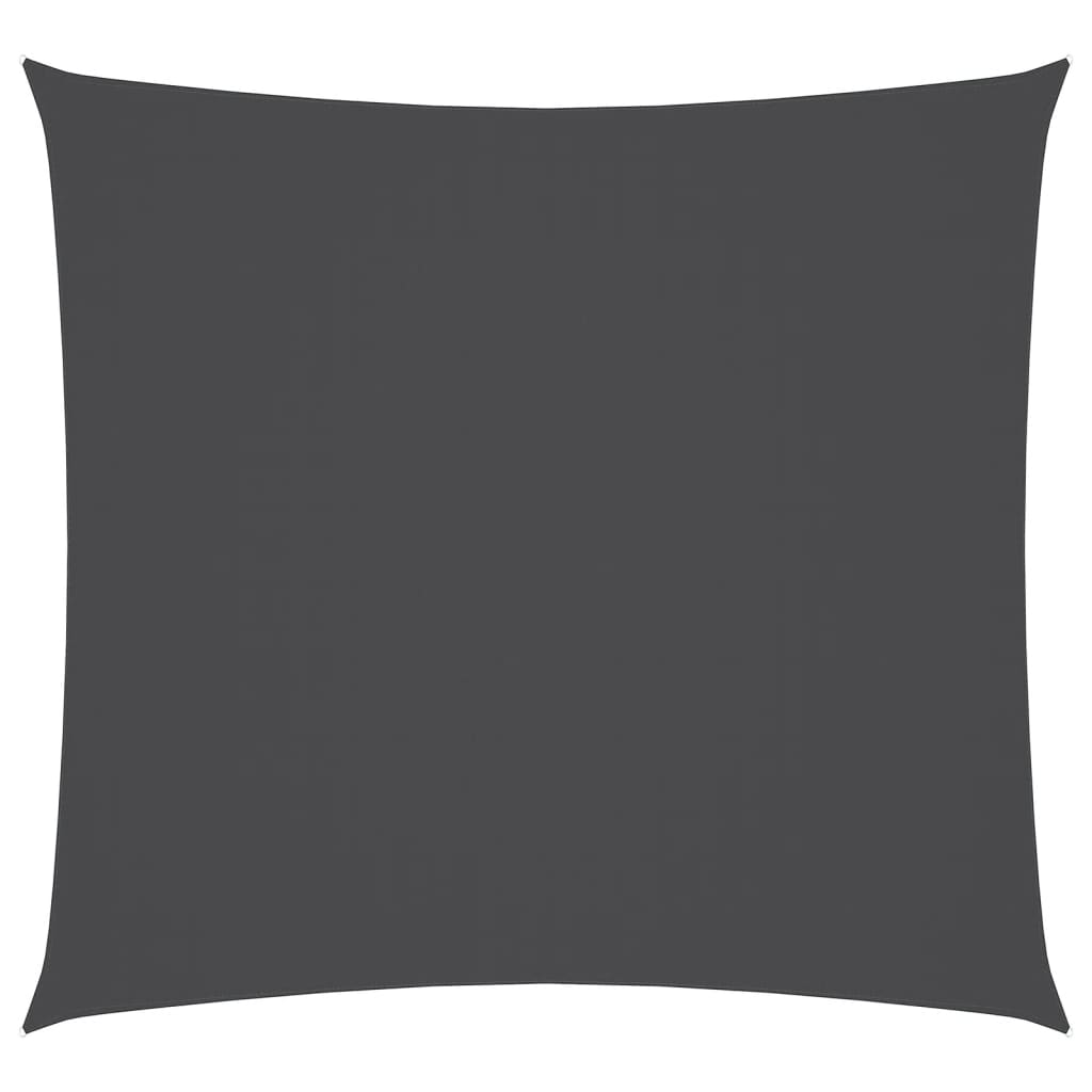 VIDAXL DEAT Square 7x7 M tessuto oxford colorato antracite