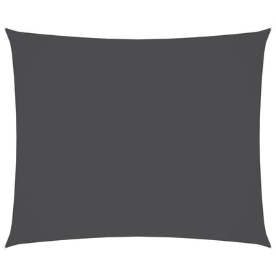 Vidaxl Sun Shade Rectangular 2,5x3,5 M tessuto Oxford antracite -Colored