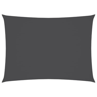 Vidaxl Sun Shade Rectangular 2.5x4 M tessuto oxford antracite -lorato