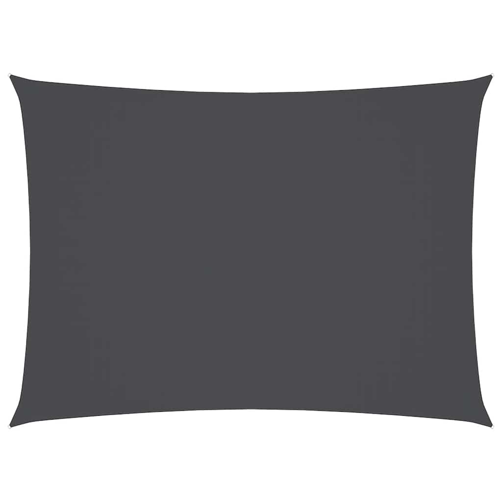 Vidaxl Sun Shade Rectangular 2.5x4 M tessuto oxford antracite -lorato