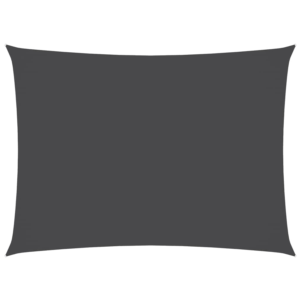 Vidaxl Sun Shade Rectangular 3x5 M Tessuto Oxford antracite