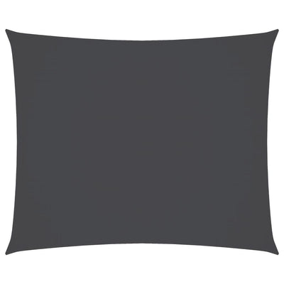 Vidaxl Sun Shade Rectangular 3.5x4.5 M tessuto Oxford antracite -Colored