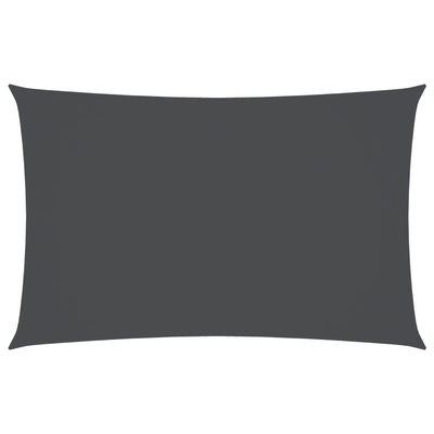 Vidaxl Sun Shade Rectangular 3,5x5 M tessuto oxford antracite -lorato