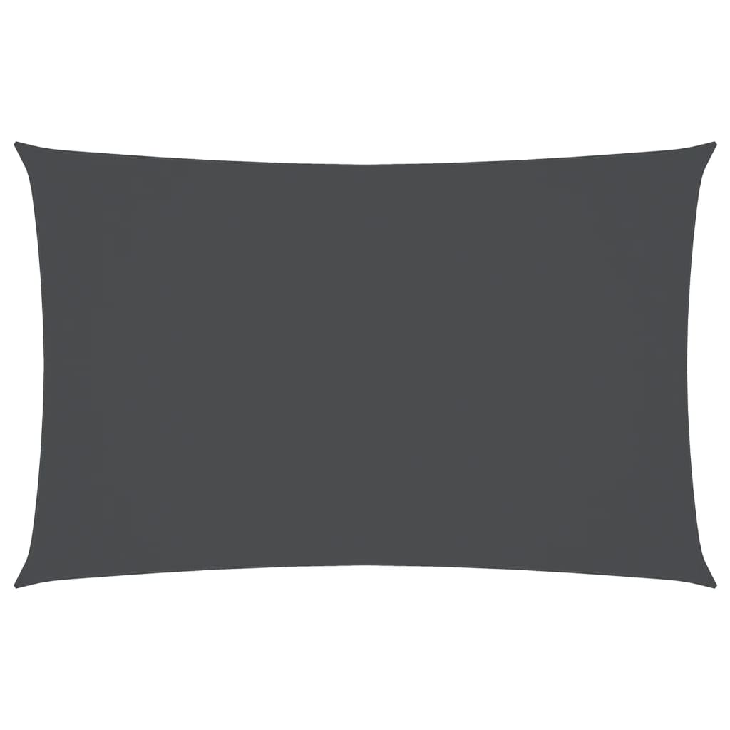Vidaxl Sun Shade Rectangular 3,5x5 M tessuto oxford antracite -lorato