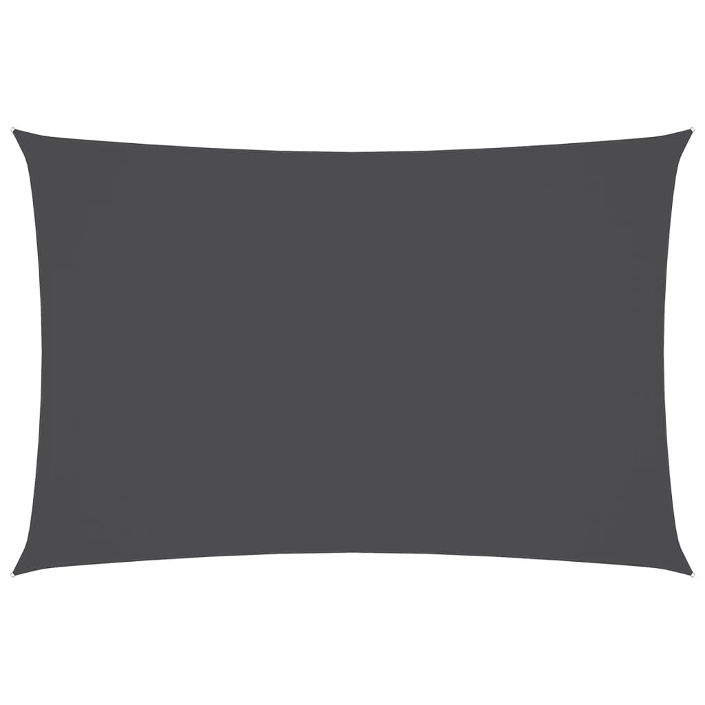 Vidaxl Sunshade Rectangular 6x8 m Oxford Fabric Antracita