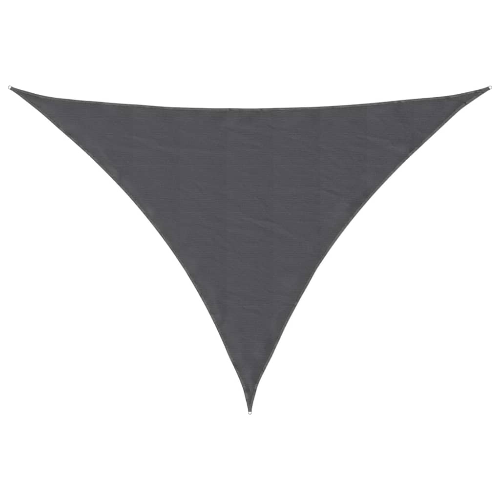 Vidaxl Sun Shade Triangular 3x4x4 M tessuto oxford antracite -col