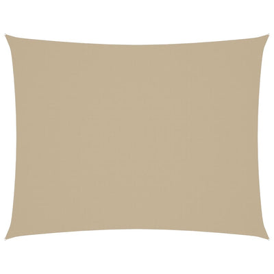 Vidaxl Sun Shade Rectangular 2x3 M in tessuto Oxford beige