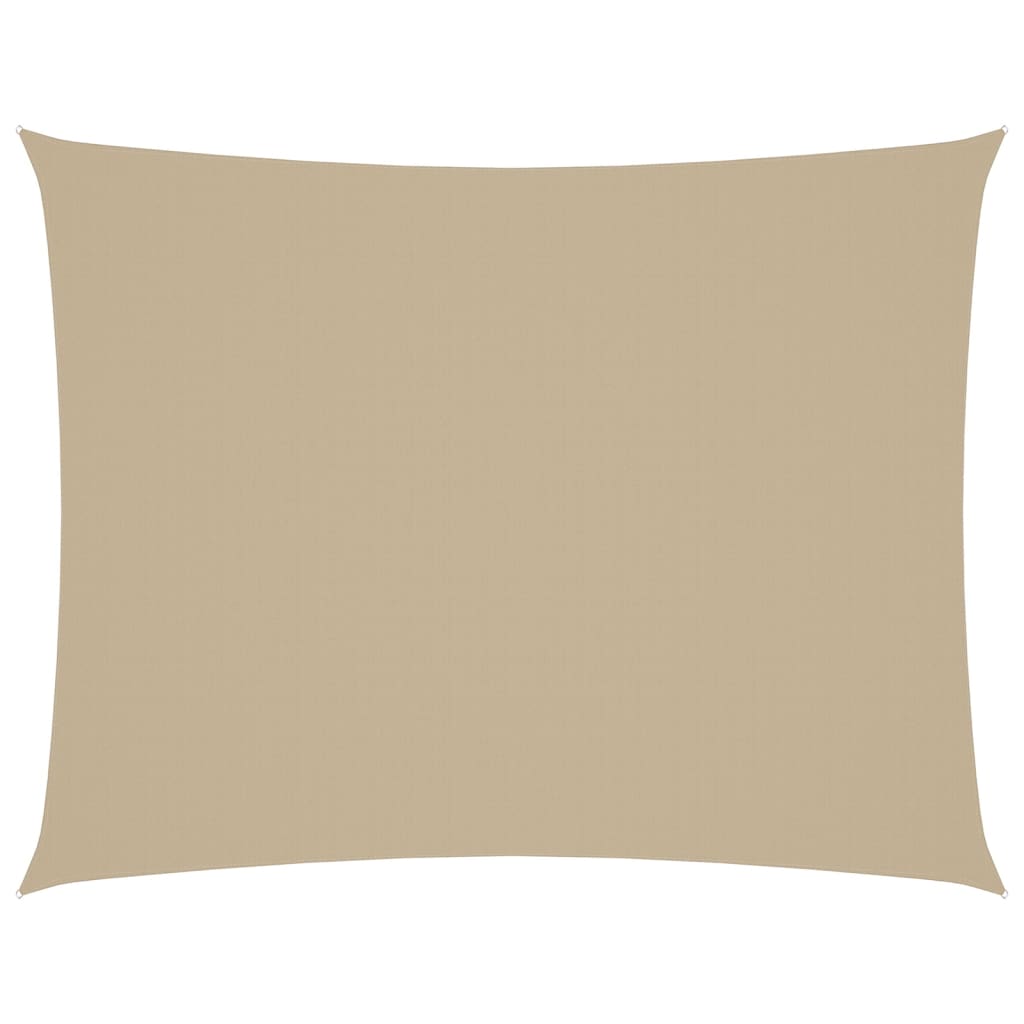 Vidaxl Sunshade Rectangular 2x3 M Oxford Fabric beige